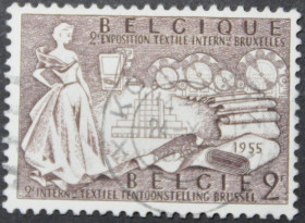 Інше Другое ^/--/^ Бельгия Текстиль Одежда Выставка 1955 ^_^^^ Бельгія Текстиль Одяг Виставка 1955 - фото фото фото