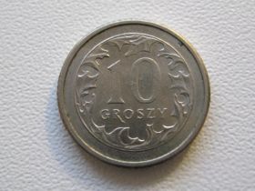 Сучасна (після ) Современная (после ) ^/--/^ Польша 10 грошей 1992 года 33615 ^_^^^ Польща 10 грошей 1992 року 33615 - фото фото фото