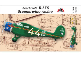 : : ^/--/^ AMG 48503 Beechcraft D.17 /--/ S Staggerwing racing, 1/48 масштаб - фото фото фото