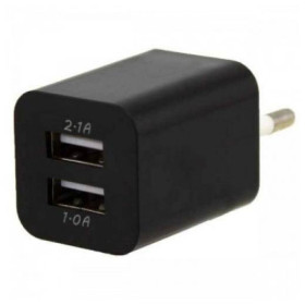 USB адаптери USB адаптеры ^/--/^ Зарядний пристрій USB адаптер чорний 2 /--/ usb 2,1 /--/ A кубик ^_^^^ Зарядное устройство USB адаптер черный 2 /--/ usb 2,1 /--/ A кубик - фото фото фото