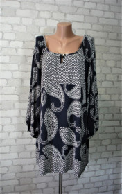 Туніки Туники ^/--/^ Вискозная туника Coollection debenhams 54-56 р Индия ^_^^^ Віскозна туніка Coollection debenhams 54-56 р Індія - фото фото фото