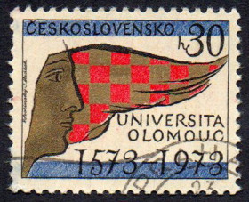 Чехословаччина Чехословакия ^/--/^ Чехословаччина 1973 - 400 років Оломоуцькому університету  (Г) ^_^^^ Чехословакия 1973 - 400 лет Оломоуцкому университету (Г) - фото фото фото