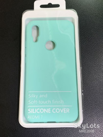Чохли, бампера Чехлы, бампера ^/--/^ Чохол Silicone Cover для Xiaomi Redmi 7 mint ^_^^^ Чехол Silicone Cover для Xiaomi Redmi 7 mint - фото фото фото