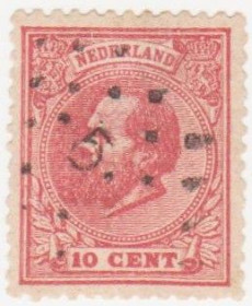 Інші країни Другие страны ^/--/^ Голландия 1872-88 г. №  21 гашеная ^_^^^ Голландія 1872-88 р. No 21 гашена - фото фото фото