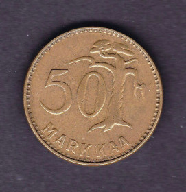 Фінляндія Финляндия ^/--/^ Финляндия   1953  г - 50 маркка -  2 скана  - ^_^^^ Фінляндія 1953 р - 50 маркка - 2 скана - - фото фото фото