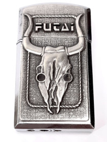 Інше Другое ^/--/^ Винтажная зажигалка Futai, голова быка, искра есть, рабочее состояние не известно ^_^^^ Гвинтажна запальничка Futai, голова бика, іскра є, робочий стан не відомо - фото фото фото