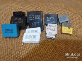 Конденсатори Конденсаторы ^/--/^ Фільтруючі конденсатори MKP/MKT   (14 /--/ шт б/в). ^_^^^ Фильтрирующие конденсаторы MKP/MKT (14 /--/ шт б/у). - фото фото фото