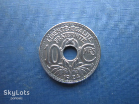 Франція Франция ^/--/^ Монета 10 сантимів Франція 1924 ^_^^^ Монета 10 сантимов Франция 1924 - фото фото фото