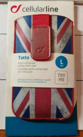 Чохли, бампера Чехлы, бампера ^/--/^ Чехол-карман Cellularline Tatto L  ( UK flag) ^_^^^ Чехол-кишень Cellularline Tatto L (UK flag) - фото фото фото