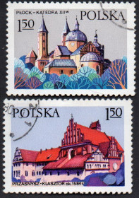Польща Польша ^/--/^ Польща 1977 - Пам&amp;apos;ятки архітектури  (Г) ^_^^^ Польша 1977 - Памятники архитектуры (Г) - фото фото фото