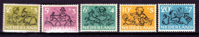 Балтійські країни Балтийские страны ^/--/^ EU  Нидерланды  1952 г MNH  - дети - фауна ^_^^^ EU Нідерланди 1952 MNH - діти - фауна - фото фото фото