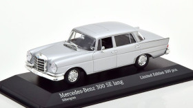: Закордонні : Зарубежные ^/--/^ Minichamps 1:43  (Limited Edition 1 of 500) Mercedes-Benz 300 SE lang  (1963) silver ^_^^^ Minichamps 1:43 (Limited Edition 1 of 500) Mercedes-Benz 300 SE lang (1963) silver - фото фото фото