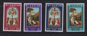 Мистецтво Искусство ^/--/^ NM Ст. Люсия 1968 г MNH - Пасха - полная серия ^_^^^ NM Ст. Люсія 1968 р MNH - Великдень - повна серія - фото фото фото