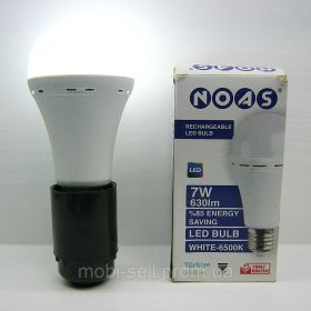 Лампи, лампочки Лампы, лампочки ^/--/^ Светодиодная аккумуляторная LED лампа NOAS YL /--/ 95-0711 7 /--/ W E /--/ 27 6500 /--/ K (аварийная лампа со встроенным акк ^_^^^ Світлодіодна акумуляторна LED лампа NOAS YL /--/ 95-0711 7 /--/ W E /--/ 27 6500 /--/ K (аварійна лампа з вбудованим акк - фото фото фото