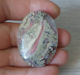 Агат Агат ^/--/^ Моховый агат 53.20 Ct  43 х 31 х 6.5 мм ^_^^^ Моховий агат 53.20 Ct 43 х 31 х 6.5 мм - фото фото фото