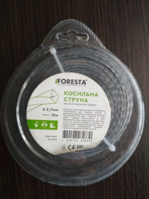 Інше Другое ^/--/^ Леска армована косильна струна кручений квадрат волосінь 2.7 /--/ мм 15 /--/ м ^_^^^ Леска армированная косильная струна витый квадрат волосы 2.7 /--/ мм 15 /--/ м - фото фото фото
