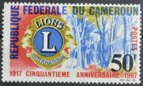 Інше Другое ^/--/^ Камерун Международные организации Lions 1967 ^_^^^ Міжнародні організації Lions 1967 - фото фото фото