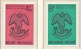 Інше Другое ^/--/^ Бельгия Основание Брюсселя 979-1979 MNH ^_^^^ Бельгія Підстава Брюсселя 979-1979 MNH - фото фото фото