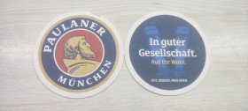 Бірдекель Бирдекель ^/--/^ Коллекционный бирдекель Paulaner München Германия  (Двусторонний костер) ^_^^^ Колекційний бірдекель Paulaner München Німеччина (Двосторонній вогнище) - фото фото фото