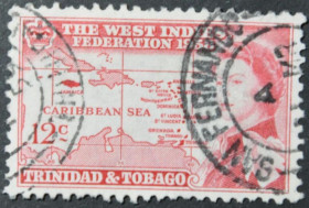 Інше Другое ^/--/^ Тринидад и Тобаго  Федерация Вест-Индии Елизавета II 1958 ^_^^^ Тринідад і Тобаго Федерація Вест-Індії Єлизавета II 1958 - фото фото фото
