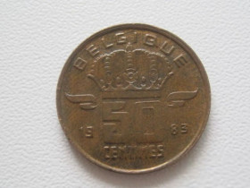 Бельгія Бельгия ^/--/^ Бельгия 50 сантимов 1983 года BELGIQUE П /--/ 2-21 ^_^^^ Бельгія 50 сантимів 1983 BELGIQUE П /--/ 2-21 - фото фото фото