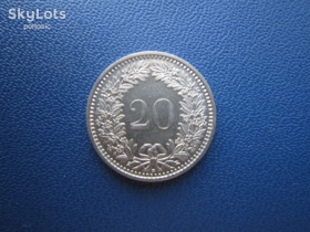 Швейцарія Швейцария ^/--/^ Монета 20 раппен Швейцарія 2008 ^_^^^ Монета 20 раппен Швейцария 2008 - фото фото фото