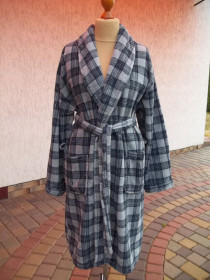 Нижня білизна, плавки Нижнее белье, плавки ^/--/^ Prom        ( XL - 52 / 54 р ) Мужской  халат флисовый  Б/У ^_^^^ Prom ( XL - 52 / 54 р ) Чоловічий халат флісовий Б/У - фото фото фото