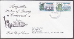 Америка Америка ^/--/^ Ангилья 1985 СТАТУЯ СВОБОДЫ СИМВОЛ МАЯК НАВИГАЦИЯ МОРЕПЛАВАНИЕ ТРАНСПОРТ ПОЧТА ДОКУМЕНТ КПД 2 /--/ м ^_^^^ 1985 Статуя свободи символ МАЯК НАВІГАЦІЯ МОРЕПЛАВАННЯ ТРАНСПОРТ ПОШТА ДОКУМЕНТ ККД 2 /--/ М - фото фото фото