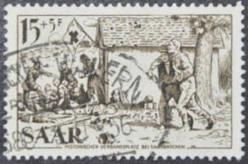 Інше Другое ^/--/^ Германия Саар  Красный Крест 1956 ^_^^^ Німеччина Саар Червоний Хрест 1956 - фото фото фото