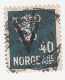 Скандинавія Скандинавия ^/--/^ Норвегия 1941  г.№ 243 гашеная ^_^^^ Норвегія 1941 р. No 243 гашена - фото фото фото