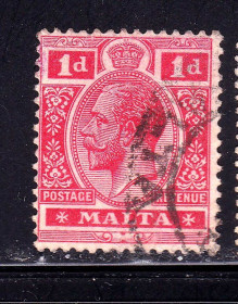 Мальта Мальта ^/--/^ ZM  Мальта 1914 г  гаш ^_^^^ ZM Мальта 1914 г гаш - фото фото фото