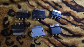 Кабелі та перехідники Кабели и переходники ^/--/^ Перехідники RCA - SCART 6 шт. одним лотом ^_^^^ Переходники RCA - SCART 6 шт. одним лотом - фото фото фото