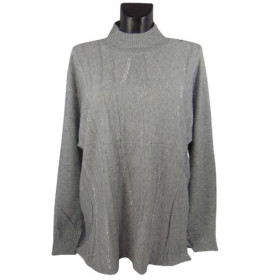 Кофти Кофты ^/--/^ Джемпер Anne В /--/ 6137 XL-2 /--/ XL серый ^_^^^ Джемпер Anne В /--/ 6137 XL-2 /--/ XL сірий - фото фото фото