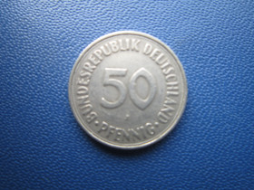 НДР, ФРН ГДР, ФРГ ^/--/^ Монета 50 пфенігів Німеччина ФРН 1974 J ^_^^^ Монета 50 пфеннигов Германия ФРГ 1974 J - фото фото фото