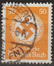 Третій Рейх (-) Третий Рейх (-) ^/--/^ 1934 - Рейх - Службова - Свастика 50 Mi.143 _5,0 € ^_^^^ 1934 - Рейх - Служебная - Свастика 50 Mi.143 _5,0 € - фото фото фото