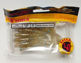 Воблери, принади Воблеры, приманки ^/--/^ Силиконовые приманки Lucky John Tioga Silver Prawn  (7 штук)  (новые) ^_^^^ Силіконові приманки Lucky John Tioga Silver Prawn (7 штук) - фото фото фото