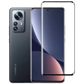 Чохли, бампера Чехлы, бампера ^/--/^ Захисне скло Fiji Premium для Xiaomi 12 Pro / 12 /--/ S Pro закруглені краї та повне проклеювання чорний ^_^^^ Защитное стекло Fiji Premium для Xiaomi 12 Pro / 12 /--/ S Pro закругленные края и полное проклеивание черный - фото фото фото
