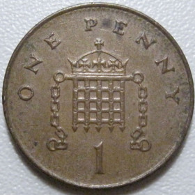 Єлизавета II (після ) Елизавета II (после ) ^/--/^ Велика Британія 1 пенні 1999 року Магнітна 43153 ^_^^^ Великобритания 1 пенни 1999 года Магнитная 43153 - фото фото фото