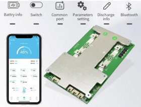 Батарейки, акумулятори Батарейки, аккумуляторы ^/--/^ Смарт БМС Smart BMS JBD 100 /--/ А 4 /--/ S Li-ion and LiFePO /--/ 4. - фото фото фото