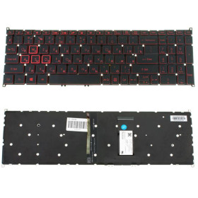 Клавіатури Клавиатуры ^/--/^ Клавиатура для ноутбука ACER (AS: SP /--/ 515-51) rus, black, без фрейма, подсветка клавиш (RED) ^_^^^ Клавіатура для ноутбука ACER (AS: SP /--/ 515-51) rus, black, без фрейму, підсвічування клавіш (RED) - фото фото фото