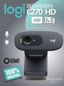 Веб-Камери Web-Камеры ^/--/^ Веб-камера Logitech WebCam C /--/ 270 HD ^_^^^ Сайт Logitech WebCam C /--/ 270 HD - фото фото фото