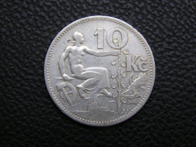 Чехословаччина Чехословакия ^/--/^ 10 крон Чехословакия 1931 г ^_^^^ 10 крон Чехословаччина 1931 - фото фото фото