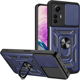 Чохли, бампера Чехлы, бампера ^/--/^ Чохол Fiji Camera Defence для Xiaomi Redmi Note 12 /--/ S бампер із захистом камери та підставкою Dark Blu ^_^^^ Чехол Fiji Camera Defence для Xiaomi Redmi Note 12 /--/ S бампер с защитой камеры и подставкой Dark Blu - фото фото фото