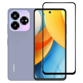 Чохли, бампера Чехлы, бампера ^/--/^ Захисне скло LUX для Nubia V /--/ 60 Design повна проклейка чорний ^_^^^ Защитное стекло LUX для Nubia V /--/ 60 Design полная проклейка черный - фото фото фото