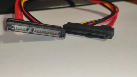 Шлейфи, перехідники Шлейфы, переходники ^/--/^ Перехідник SAS  (f) 29 pin to SATA  (m) 22 /--/ pin HDD SSD ^_^^^ Переходчик SAS (f) 29 pin to SATA (m) 22 /--/ pin HDD SSD - фото фото фото