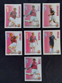 Вкладиші від жуйок Вкладыши от жвачек ^/--/^ Футбольный клуб WEST HAM UNITED (2006- 2007) Shoot Out  (TRADING CARD GAME) 7 карточек 9×6.5 см. ^_^^^ Футбольний клуб WEST HAM UNITED (2006-2007) Shoot Out (TRADING CARD GAME) 7 карток 9×6.5 см. - фото фото фото