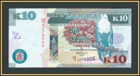 Замбія Замбия ^/--/^ Замбия 10 квача 2012 P-51  (51 /--/ a) UNC ^_^^^ Замбія 10 квача 2012 P-51 (51 /--/ a) UNC - фото фото фото