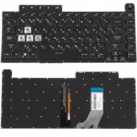 Клавіатури Клавиатуры ^/--/^ Клавиатура для ноутбука ASUS (G /--/ 531 series) rus, black, без фрейма, подсветка клавиш (RGB 8 pin) ^_^^^ Клавіатура для ноутбука ASUS (G /--/ 531 series) rus, black, без фрейму, підсвічування клавіш (RGB 8 pin) - фото фото фото