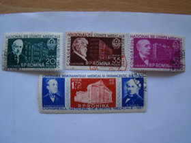 Румунія Румыния ^/--/^ Румыния, Михель 2009-2010  (Южн. Европа), 1635-1638, Национальный медицинский конгресс, Бухарест. ^_^^^ Румунія, Міхель 2009-2010 (Південна Європа), 1635-1638, Національний медичний конгрес, Бухарест. - фото фото фото