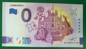 Інше Другое ^/--/^ 0 євро евро euro Италия Ломбардия 2022 вод. знаки, УФ, голограмма. ^_^^^ 0 евро евро euro Италия Ломбардия 2022 вод. знаки, УФ, голограмма. - фото фото фото